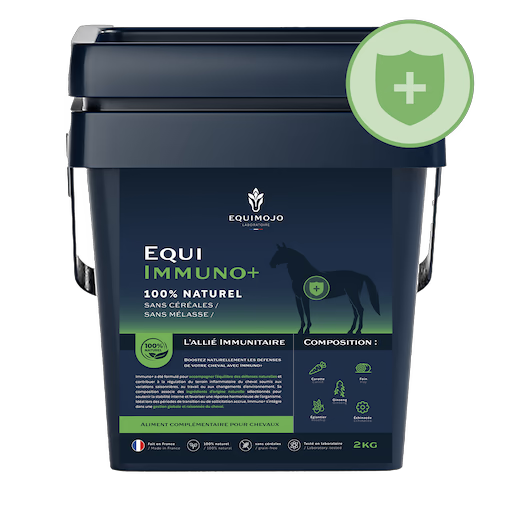 Equi-Immuno+ – Complément naturel pour renforcer le système immunitaire du cheval - Equimojo