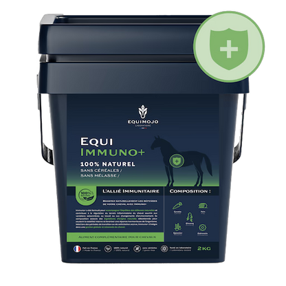 Equi-Immuno+ – Complément naturel pour renforcer le système immunitaire du cheval - Equimojo