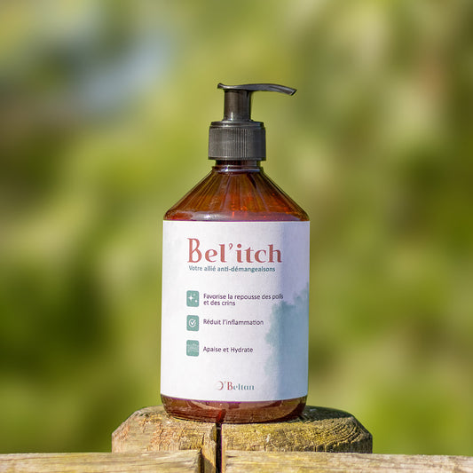 Bel’itch – Anti-démangeaison naturel pour chevaux | Soin apaisant & cicatrisant