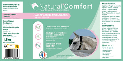 Natural’Comfort Natural Innov – Argile Verte Cheval Tensions et Douleurs Musculaires