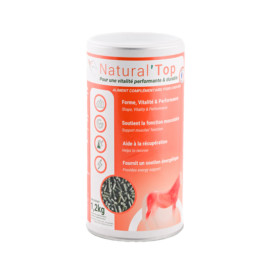 Natural’Top Natural Innov – Complément Cheval Vitalité & Prise Musculaire