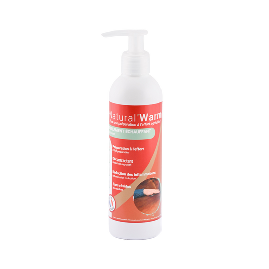 Natural’Warm Natural Innov – Gel Chauffant Bio Cheval Préparation et Récupération Musculaire