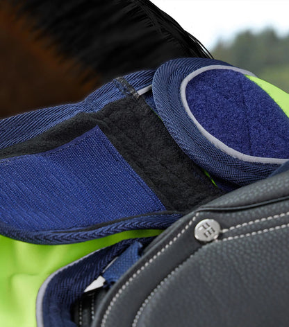 Couvre-reins réfléchissant jaune/argenté – Premier Equine