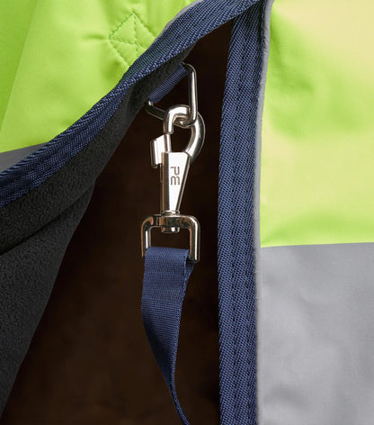 Couvre-reins réfléchissant jaune/argenté – Premier Equine