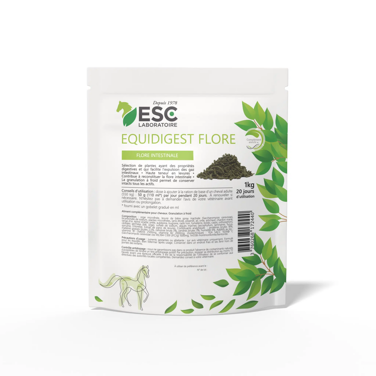 Equidigest Flore – Flore Intestinale & Digestion Cheval - ESC