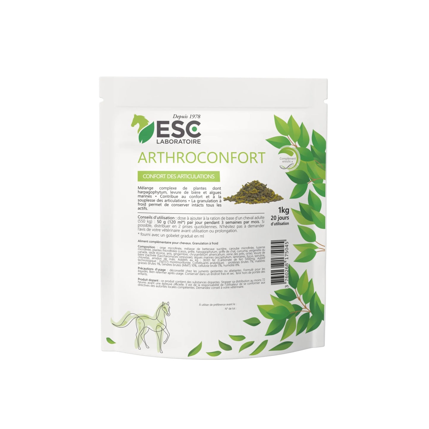 Arthroconfort – Confort Articulaire & Anti-Douleur Cheval - ESC