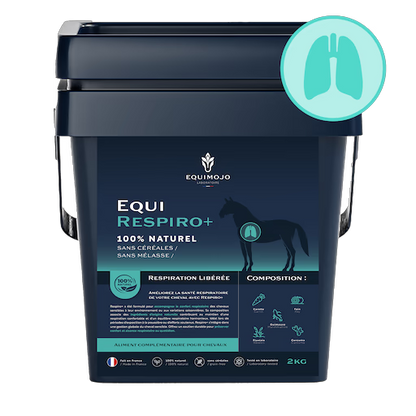 Equi-Respiro+ – Complément naturel cheval pour troubles respiratoires et toux - Equimojo