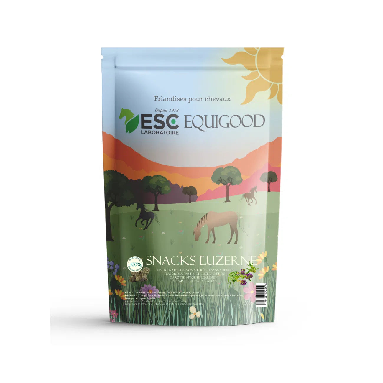 Snack Luzerne Carotte Cheval – Friandises Naturelles Saines - ESC