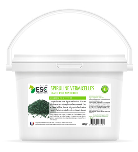 SPIRULINE VERMICELLES CHEVAL – Résistance à l’effort et apport de protéines - ESC