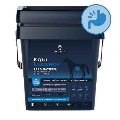 Equi-Ulcero+ – Complément naturel pour ulcères gastriques et troubles digestifs du cheval - Equimojo