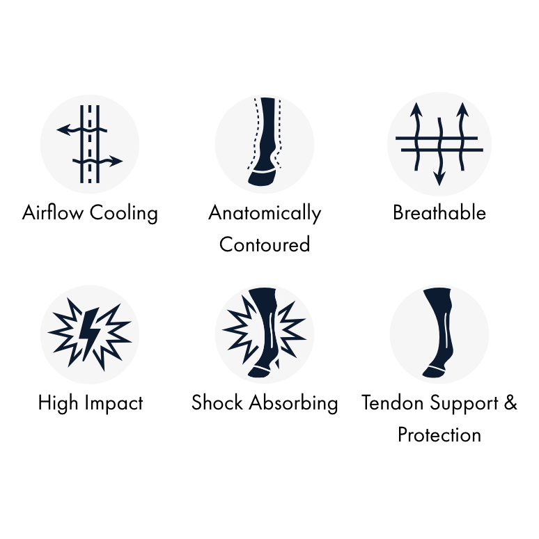 Guêtres de protection Air Velox à fermeture simple – Premier Equine