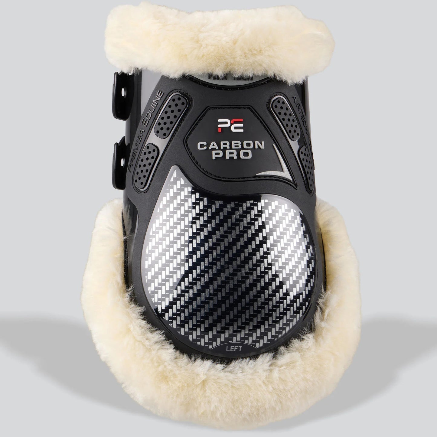 Protège-boulets Premier Equine Carbon Pro Techno Wool – Protection boulets Ultra-Légère et Résistante