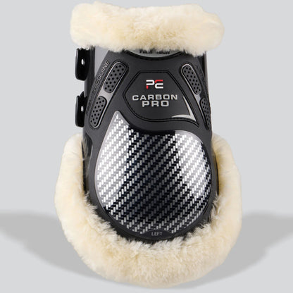 Protège-boulets Premier Equine Carbon Pro Techno Wool – Protection boulets Ultra-Légère et Résistante