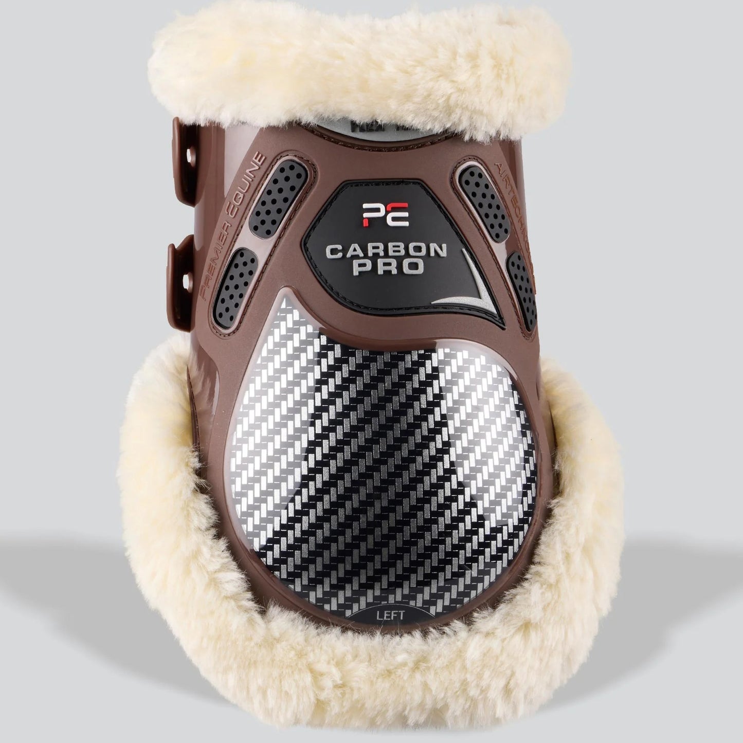 Protège-boulets Premier Equine Carbon Pro Techno Wool – Protection boulets Ultra-Légère et Résistante