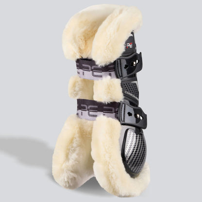 Guêtres Premier Equine Carbon Pro Techno Wool – Protection Tendons Ultra-Légère et Résistante