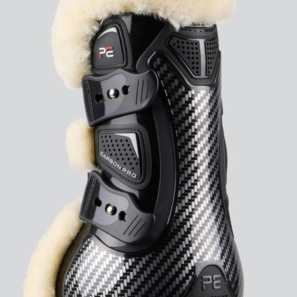 Guêtres Premier Equine Carbon Pro Techno Wool – Protection Tendons Ultra-Légère et Résistante