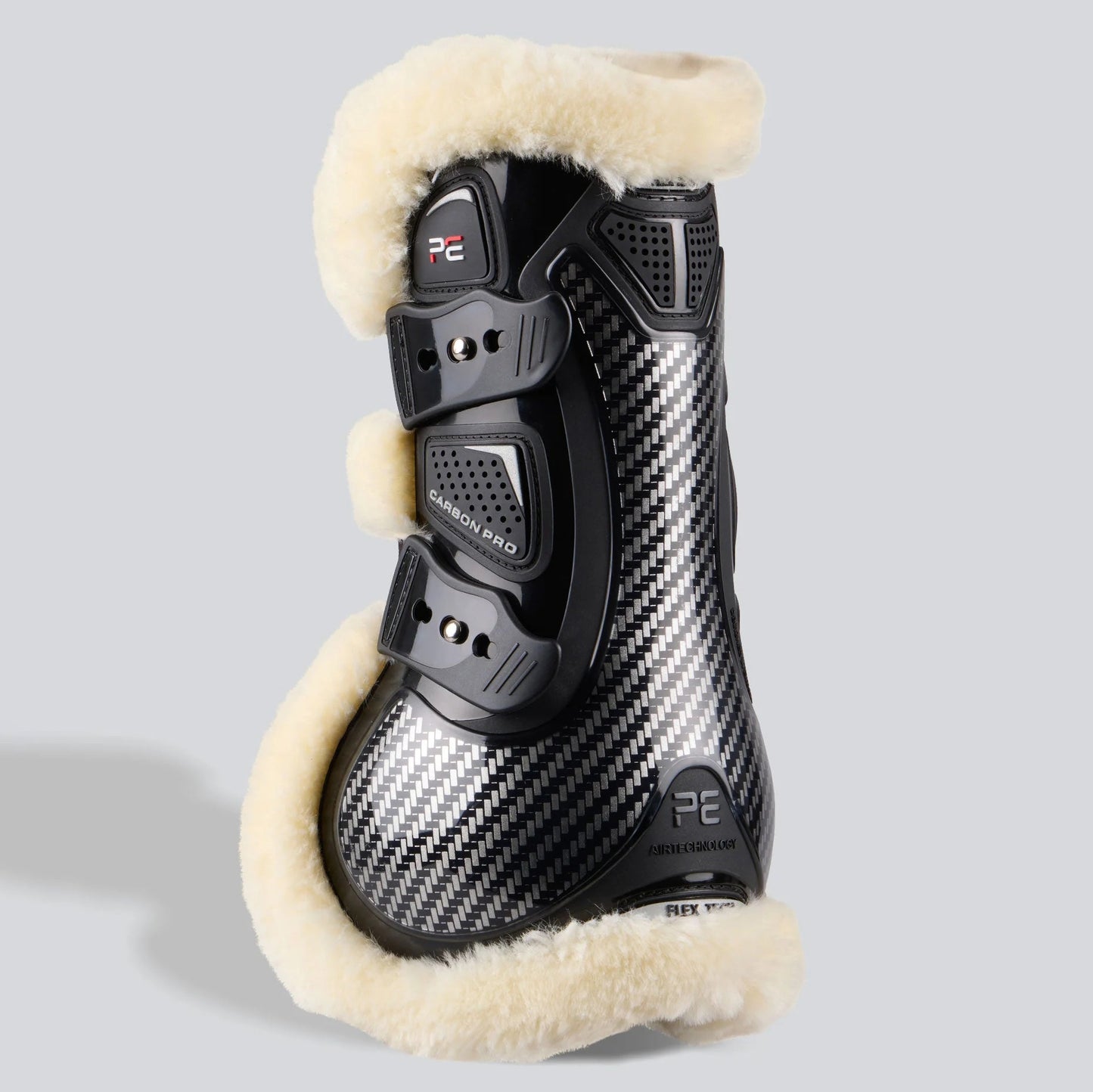 Guêtres Premier Equine Carbon Pro Techno Wool – Protection Tendons Ultra-Légère et Résistante