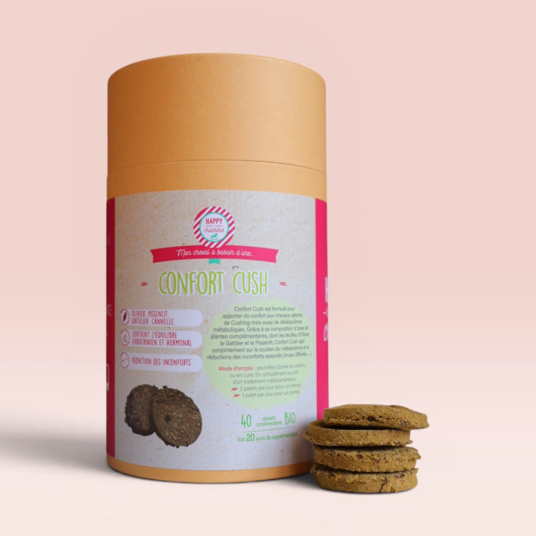 CONFORT CUSH – Complément Naturel cheval – Palets Gourmands Happy Crackers