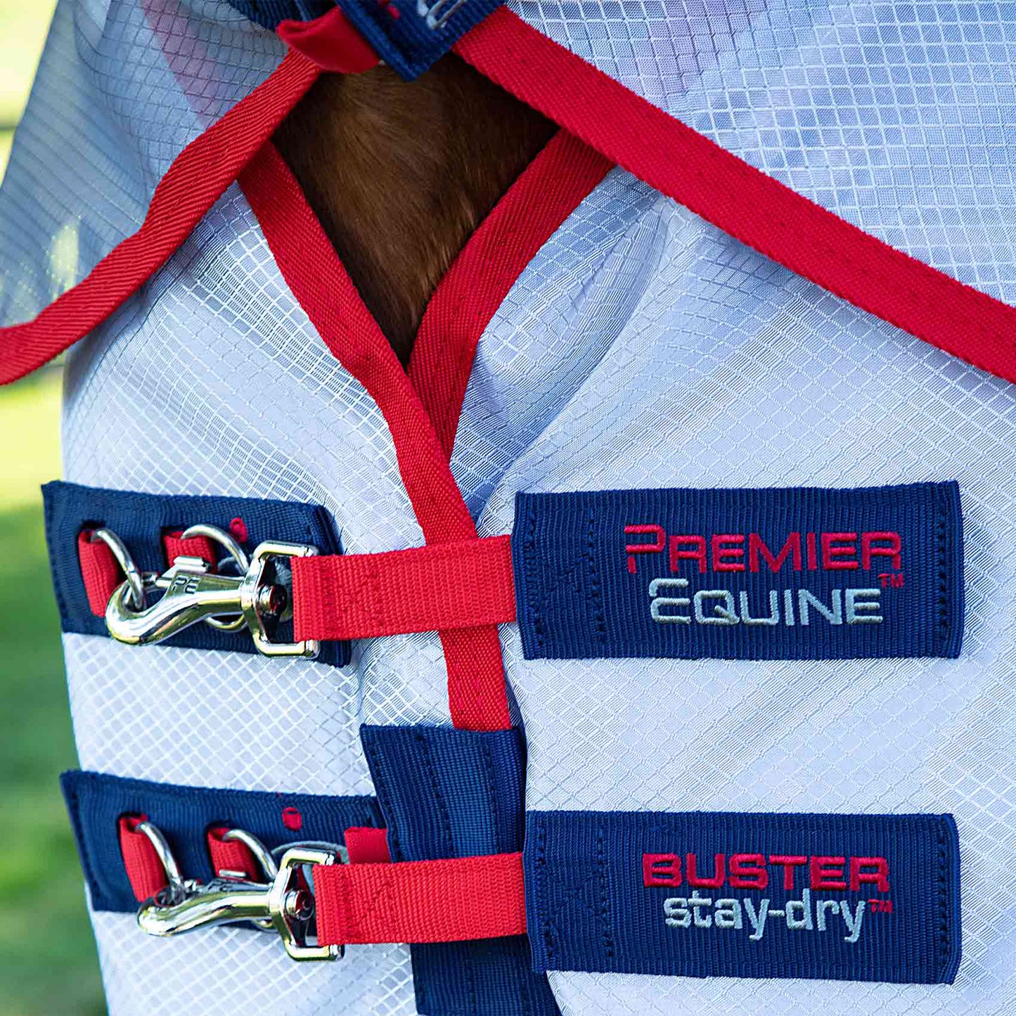 Couverture Anti-Mouches Premier Equine Buster Stay-Dry Super Lite – Protection imperméable, légère et respirante pour cheval