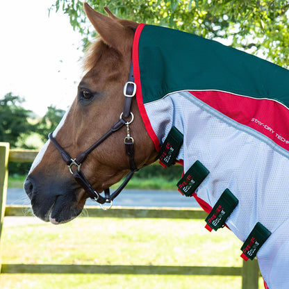 Couverture Anti-Mouches Premier Equine Buster Stay-Dry Super Lite – Protection imperméable, légère et respirante pour cheval