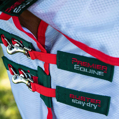 Couverture Anti-Mouches Premier Equine Buster Stay-Dry Super Lite – Protection imperméable, légère et respirante pour cheval