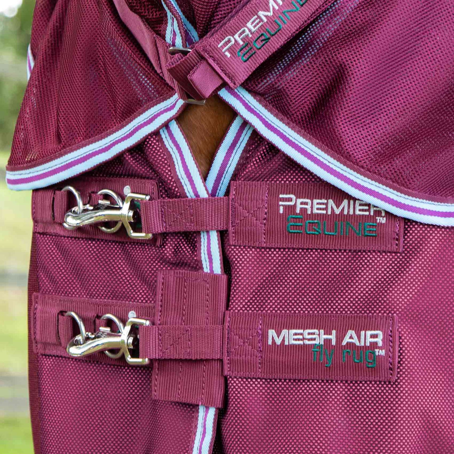 Couverture Anti-Mouches Premier Equine Combo Mesh Air – Respirante, Protection UV et Liberté de Mouvement