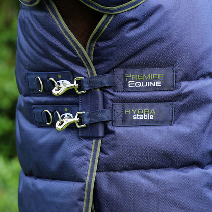 Couverture d’écurie Hydra 350g avec couvre cou – Imperméable et respirante en polyester 600D