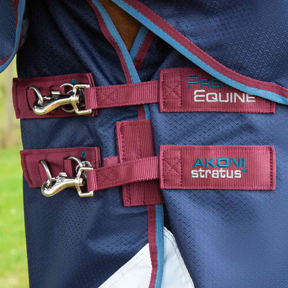 Couverture Akoni 0g avec Couvre-Cou Imperméable Polyester 600D Respirante | Premier Equine