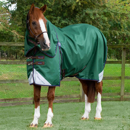 Couverture Akoni 0g avec Couvre-Cou Imperméable Polyester 600D Respirante | Premier Equine