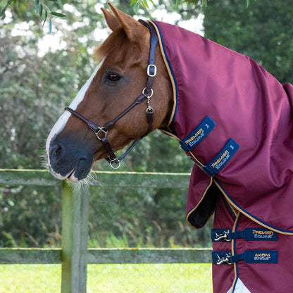 Couverture Akoni 0g avec Couvre-Cou Imperméable Polyester 600D Respirante | Premier Equine