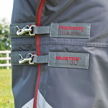 Couverture Buster 150g Nylon Balistique 840D Imperméable avec Couvre-Cou | Premier Equine