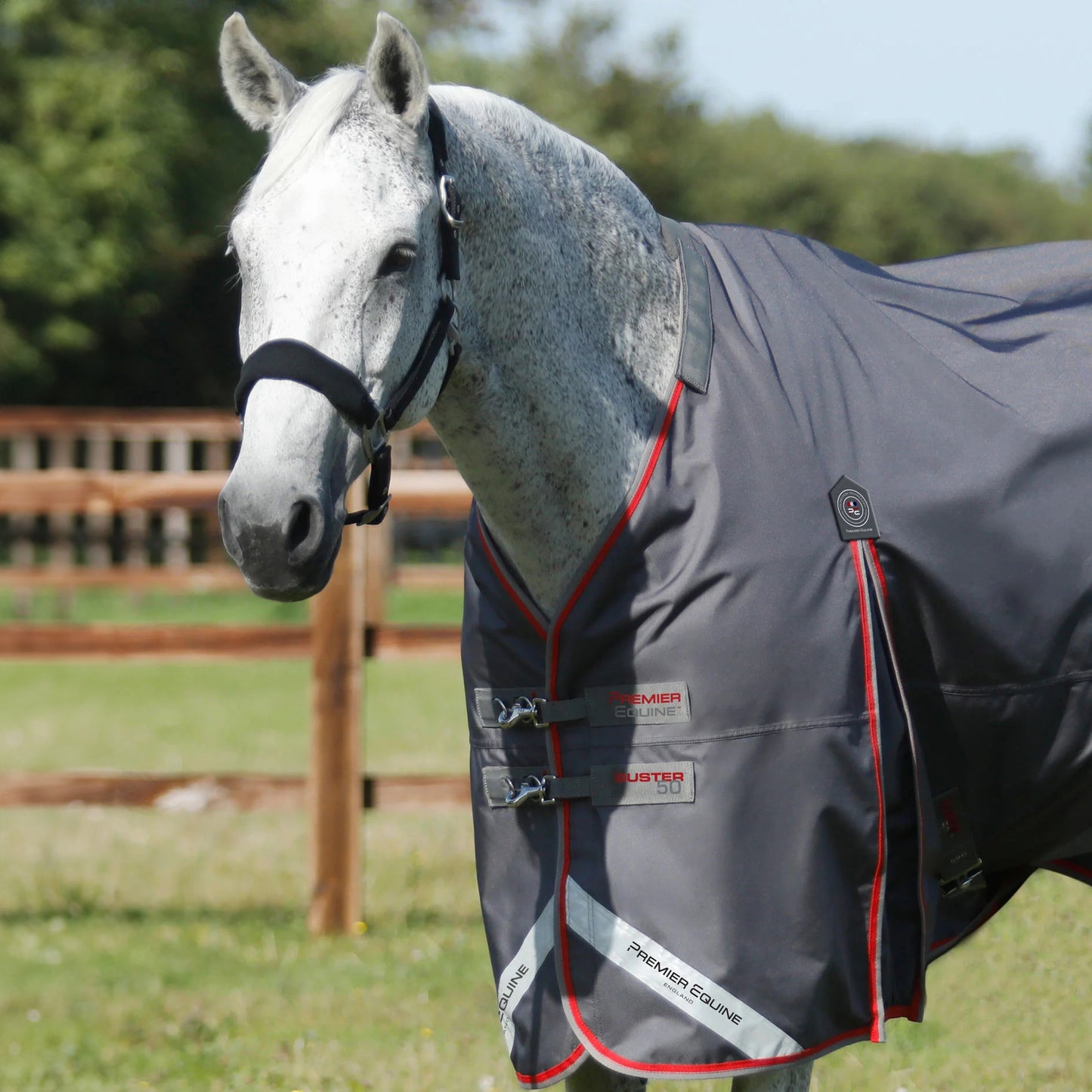Couverture Buster 50g Nylon Balistique 840D Imperméable avec Couvre-Cou | Premier Equine