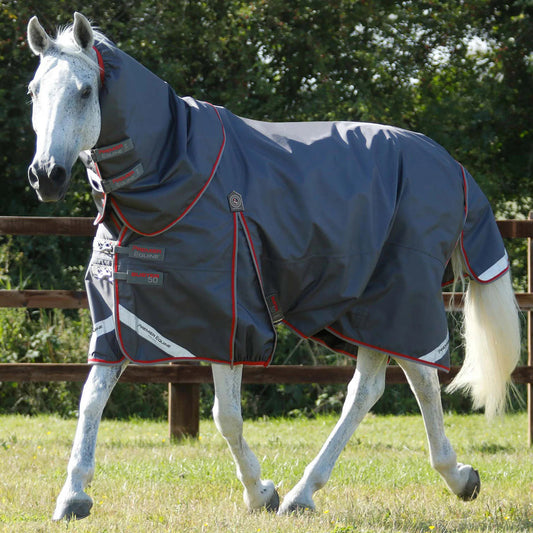 Couverture Buster 50g Nylon Balistique 840D Imperméable avec Couvre-Cou | Premier Equine