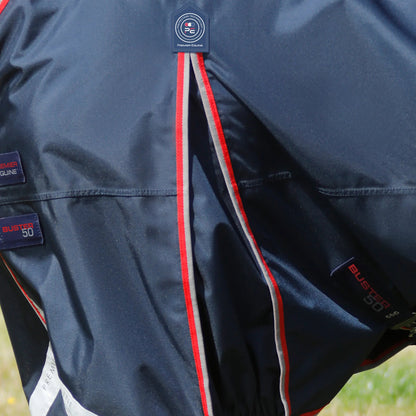 Couverture Buster 50g Nylon Balistique 840D Imperméable avec Couvre-Cou | Premier Equine