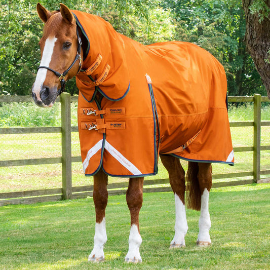 Couverture Buster Storm 400g Imperméable Nylon Balistique 840D avec Couvre-Cou Classique | Premier Equine