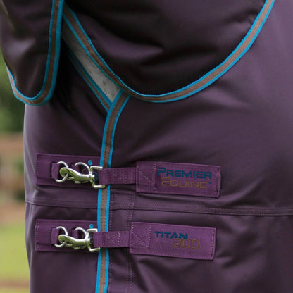 Couverture Titan 200g Premier Equine avec Couvre Cou - Imperméable & Respirante