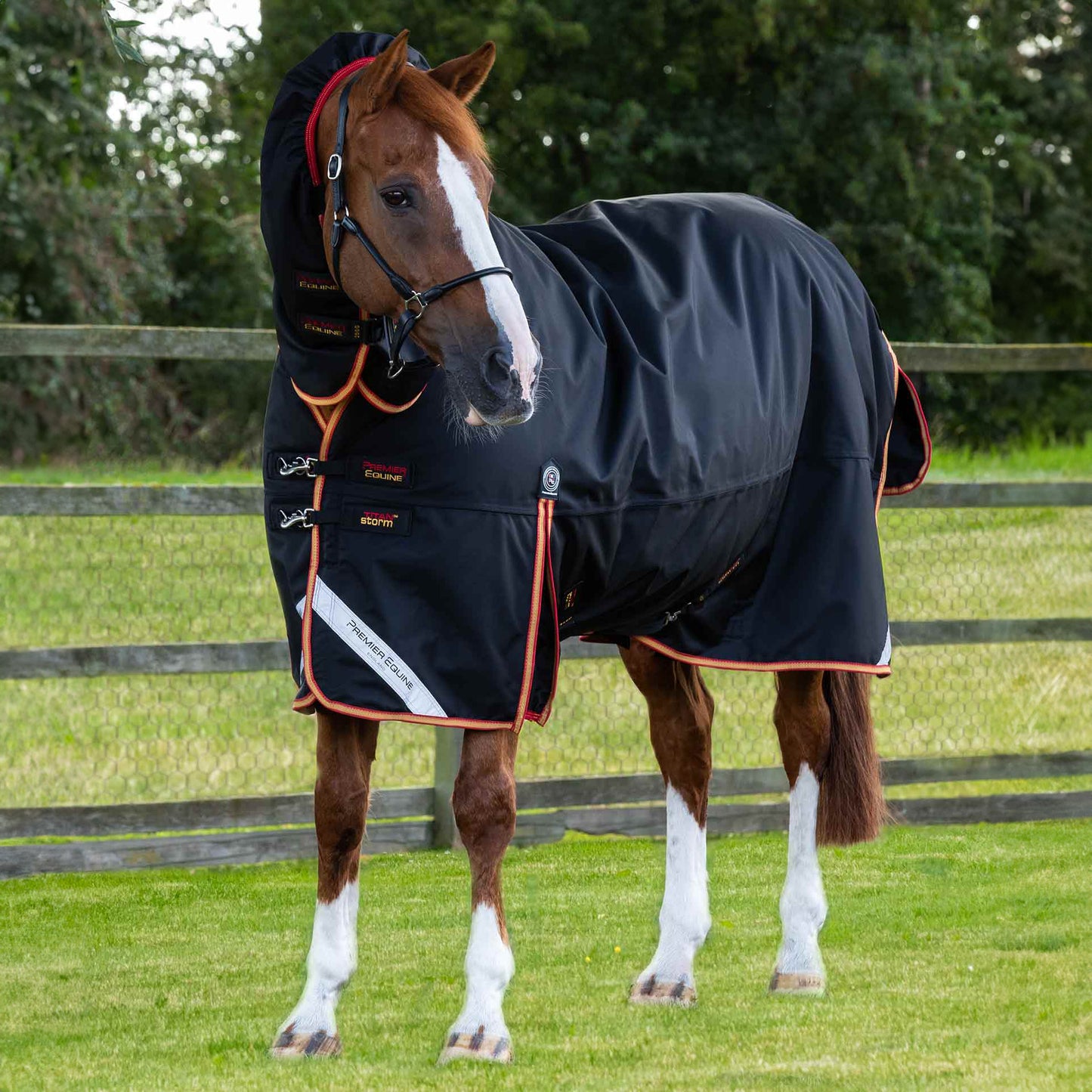 Couverture Titan Storm 450g Premier Equine avec Couvre-Cou – Ultra Chaleur Cheval
