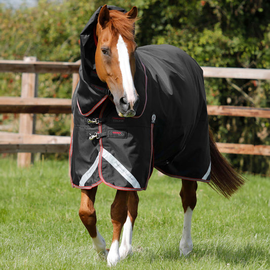 Couverture Titan Trio 4 en 1 Premier Equine – Système Modulaire Imperméable et Respirant
