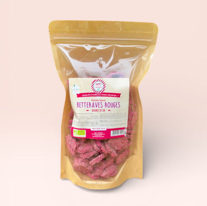 Crackers Cheval Betteraves Rouges – Happy Crackers – Biscuits Bio Sains et Gourmands