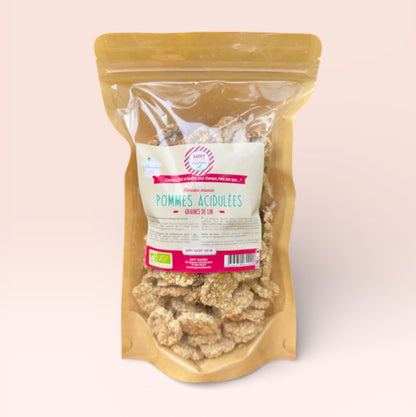 Crackers Cheval Pommes Acidulées – Happy Crackers – Biscuits Bio Gourmands et Sains