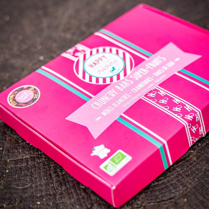 Crunchy Bars Super-Fruits – Friandise naturelle pour cheval - Happy Crackers