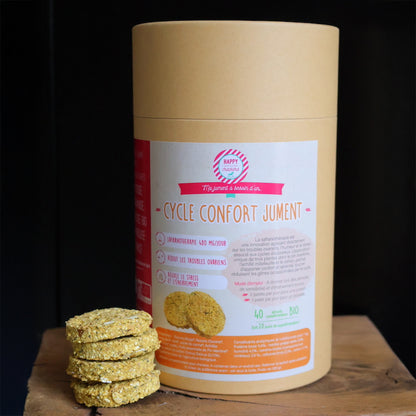 CYCLE CONFORT JUMENT - Innovation à base de Safran - Happy Crakers