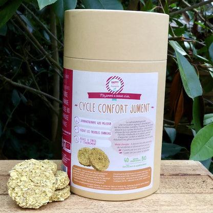 CYCLE CONFORT JUMENT - Innovation à base de Safran - Happy Crakers