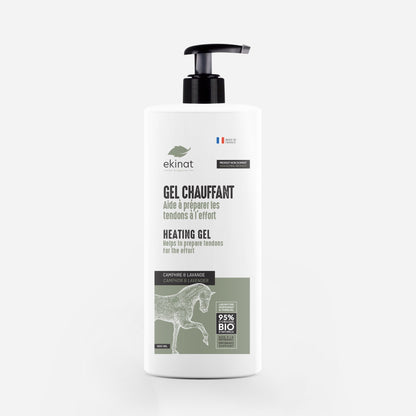 Gel chauffant cheval – Ekinat bio | Préparation à l’effort