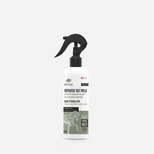 Spray repousse poils cheval bio – Active la repousse naturelle – Ekinat