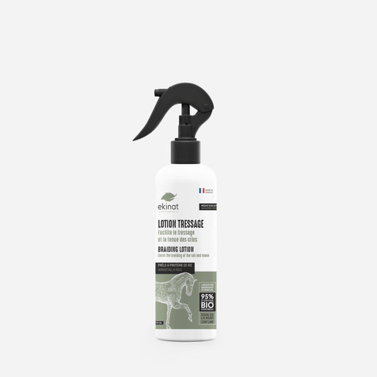 Lotion tressage cheval bio – Facilite tressage & tenue – Ekinat