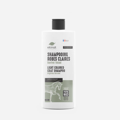 Shampoing robe claire cheval bio – Douceur et brillance – Ekinat