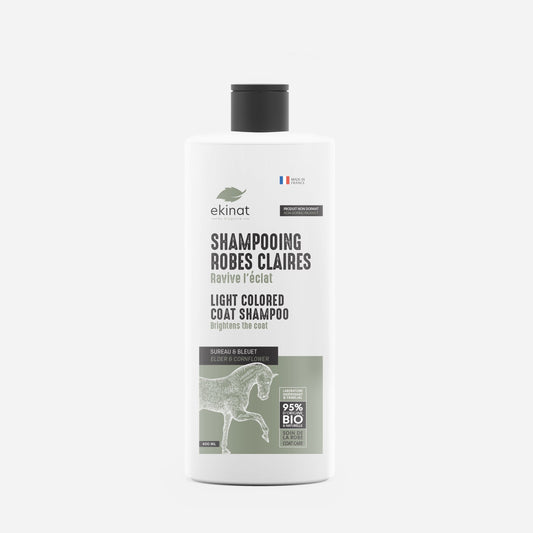 Shampoing robe claire cheval bio – Douceur et brillance – Ekinat