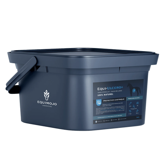 Equi-Ulcero+ – Complément naturel pour ulcères gastriques et troubles digestifs du cheval - Equimojo