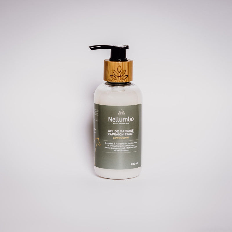 Gel Rafraîchissant Naturel Cheval - Récupération Musculaire | Nellumbo